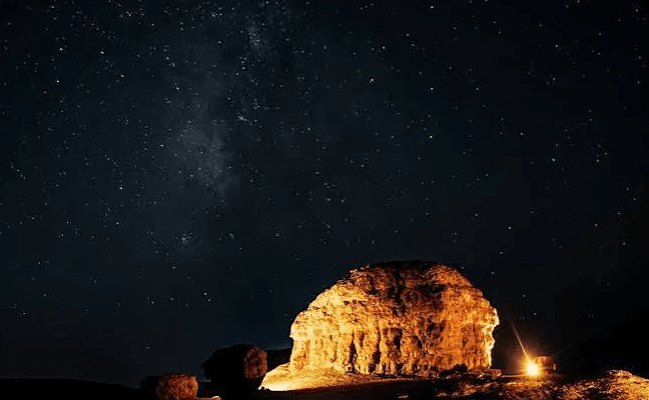 Summer Triangle lights northern skies