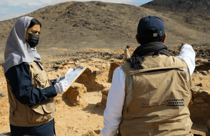 Heritage Authority Announces New Archaeological Discoveries at Halyet Site in Al-Duwadimi