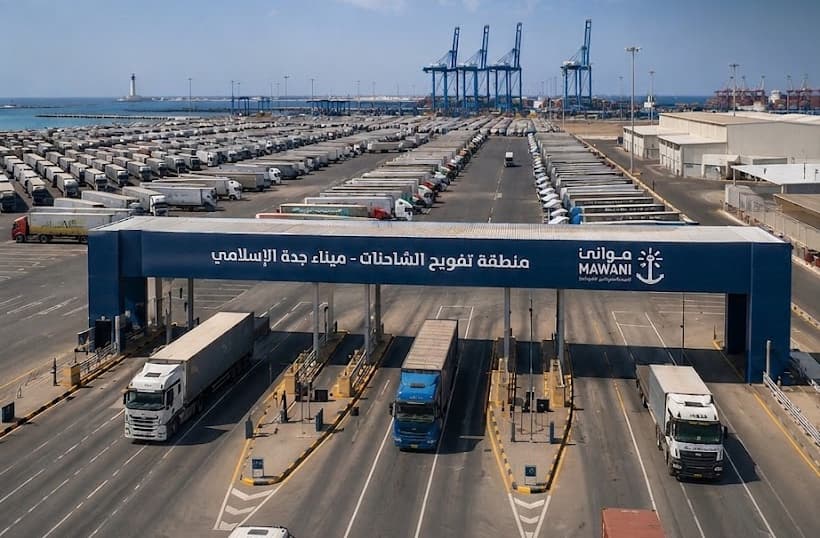 Jeddah Port's Dispatch Area Becomes the Largest in the World with 40,000 Trucks Daily