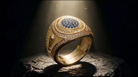 Gold ring near 2026 World Cup medal