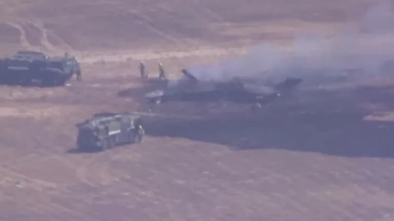 F-35 Fighter Crashes in California