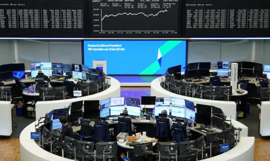 أسهم أوروبا تسجل مكاسب قياسية