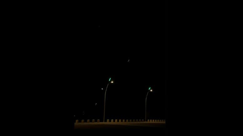 Rabi'al-Awwal Crescent Meets Venus in Tarif