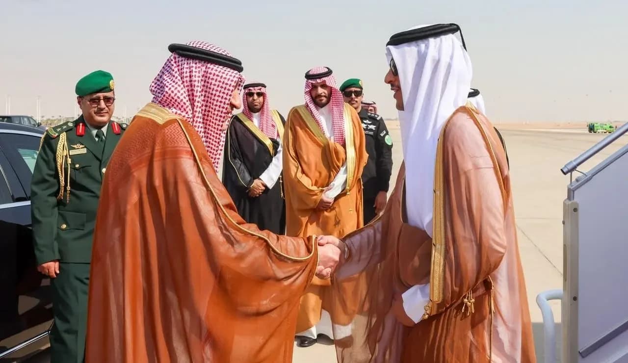 Qatar Prime Minister Visits Riyadh
