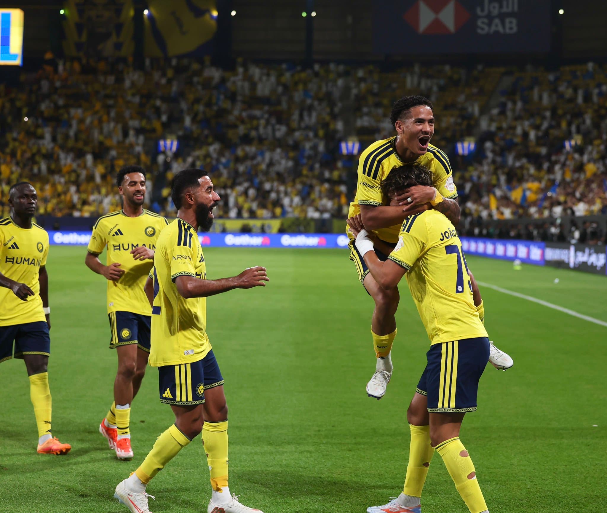 النصر يفوز بثلاثية من دون رونالدو