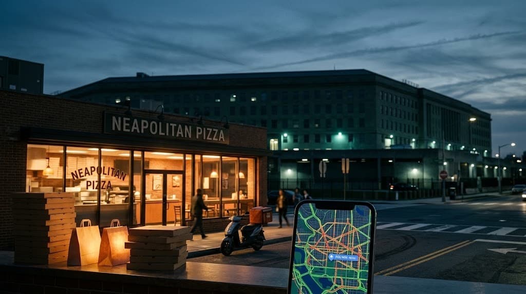 Pizza Index gauges Iran conflict risk