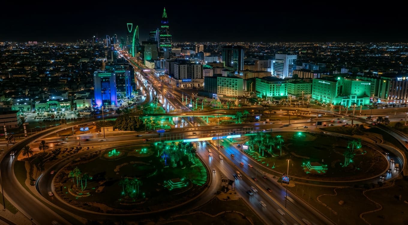 Riyadh Decorated for National Day