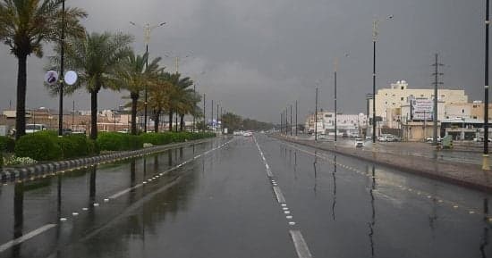 أمطار رعدية تستمر حتى السبت