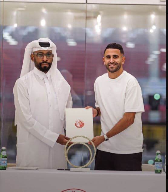 Qatar's North Signs Riyad Mahrez
