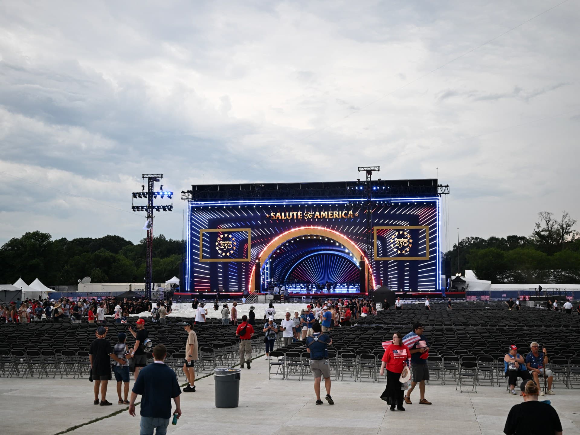 Trump demands speech after I-Day cleanup