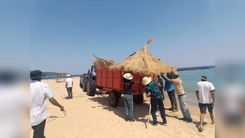 سجنان تشن حملة على مظاهر استغلال الملك العمومي البحري