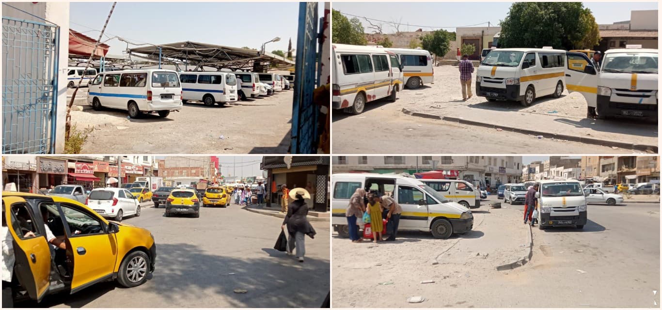 القيروان: متابعة ميدانية لحركة النقل غير المنظم للأشخاص خلال يوم الإضراب
