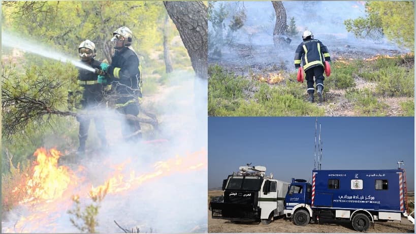 Al-Kaf: Third day of firefighting efforts to extinguish Boghan Mountain fire with aerial support and ground reinforcements