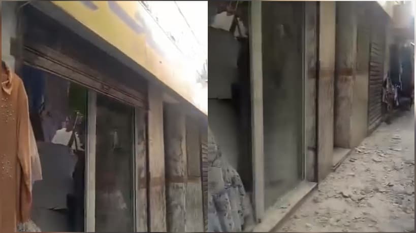 Collapse of Upper Floor in Commercial Store in Sfax Old City
