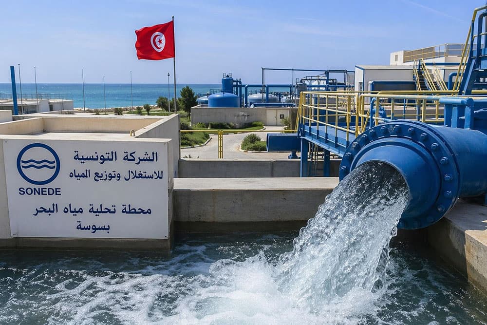 محطة تحلية مياه بسوسة تدخل الخدمة قبل 2026