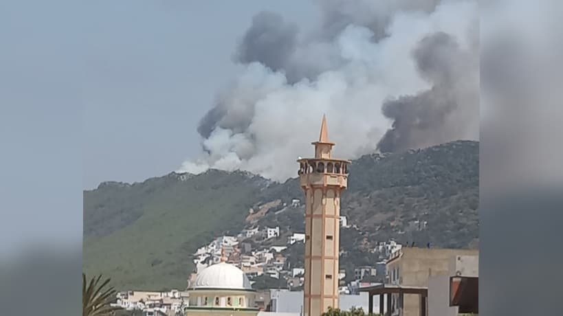 Fire erupts in Rifraf Forest