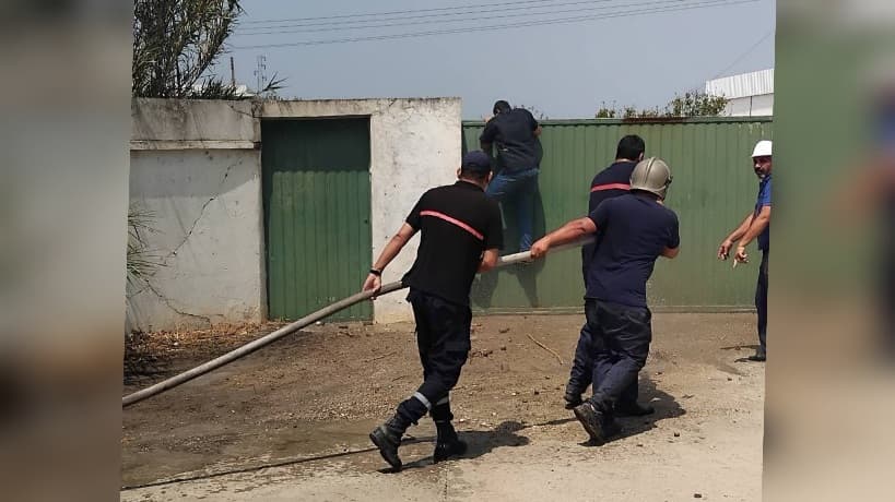 حريق في منزل بورقيبة معصرة مهجورة