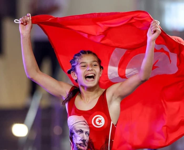 Wrestling World Championship Tasneem Al-Othaimani reaches 40kg final