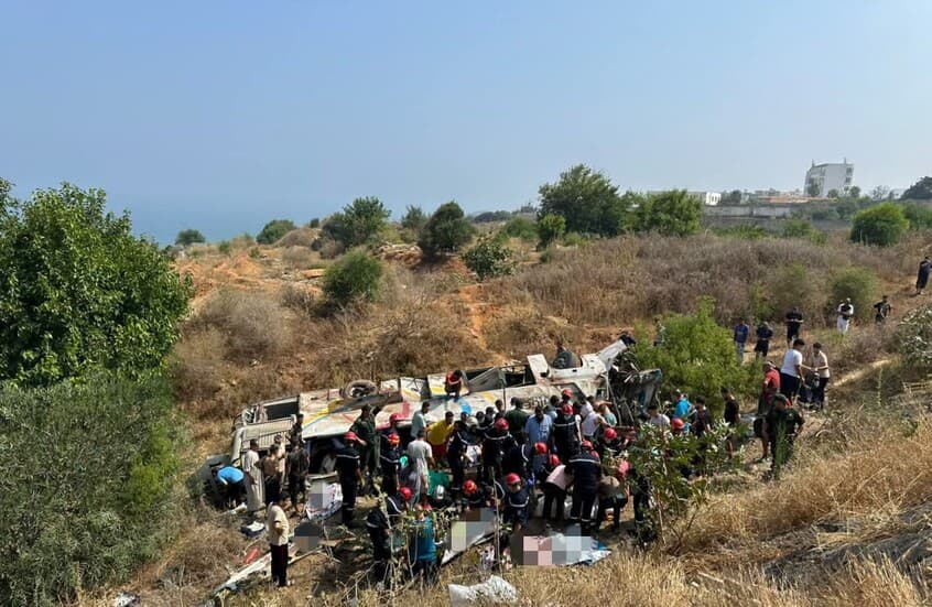 Algerian Bus Crash Kills 25