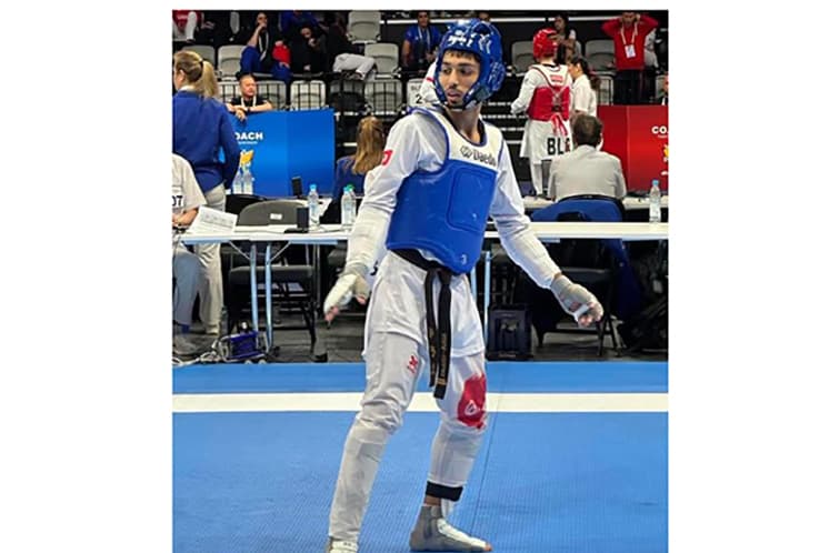 Adam Al-Salemi wins Indonesia Taekwondo gold