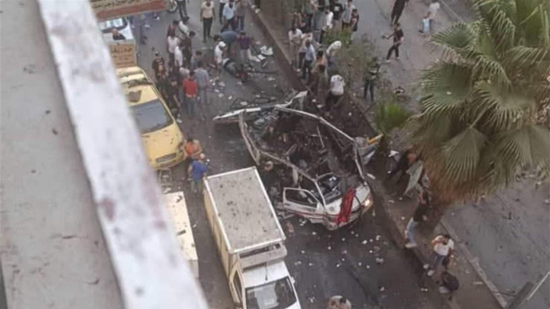 Bus explosion near Damascus