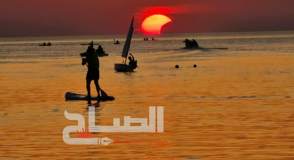 Partial eclipse observed at Sidi Jmour