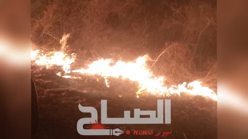 إخماد حريق في زيوت صيار