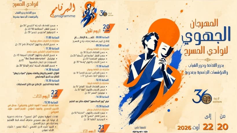 جندوبة تستضيف مهرجان المسرح الشبابي