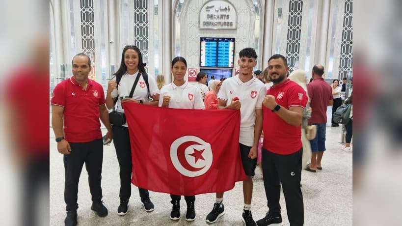 Mediterranean Games Boxing Team in Italy