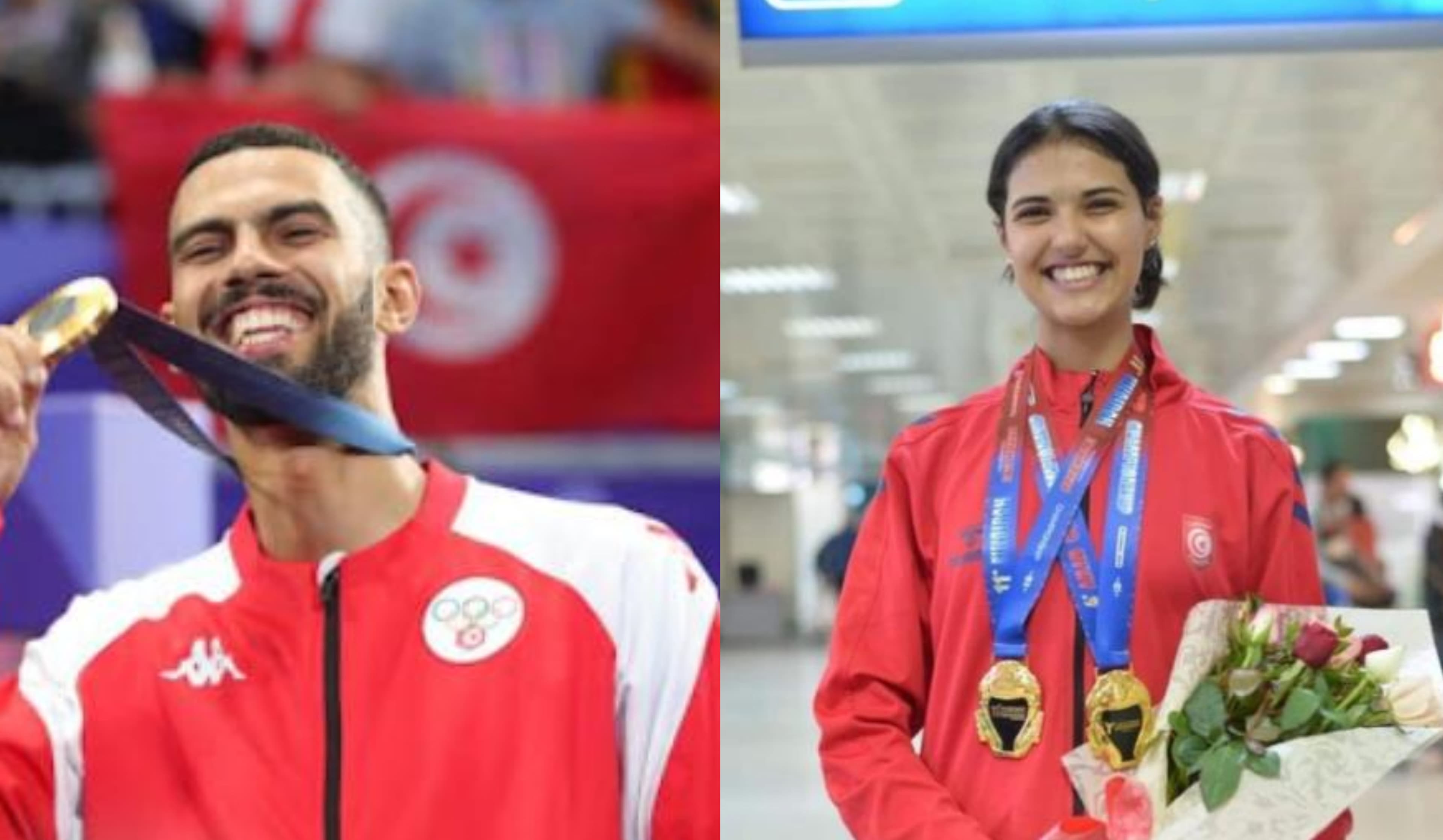 Mediterranean Taekwondo semi-finals for Wafa and Firas