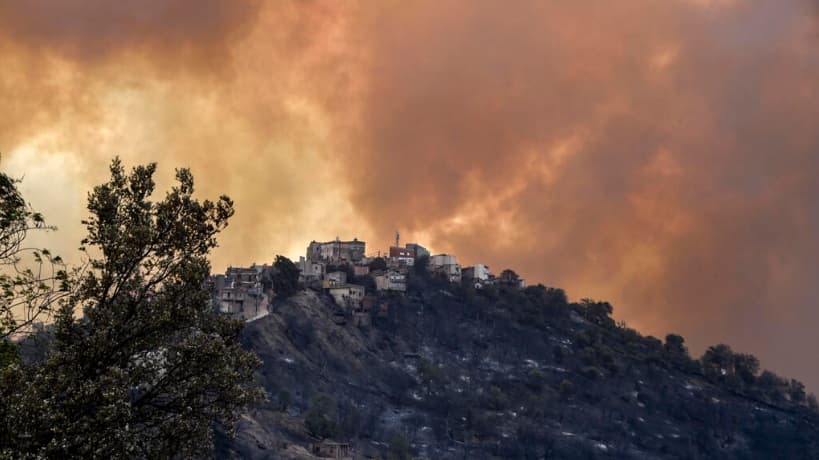 ميان ضحايا حوادث الحرائق في الجزائر