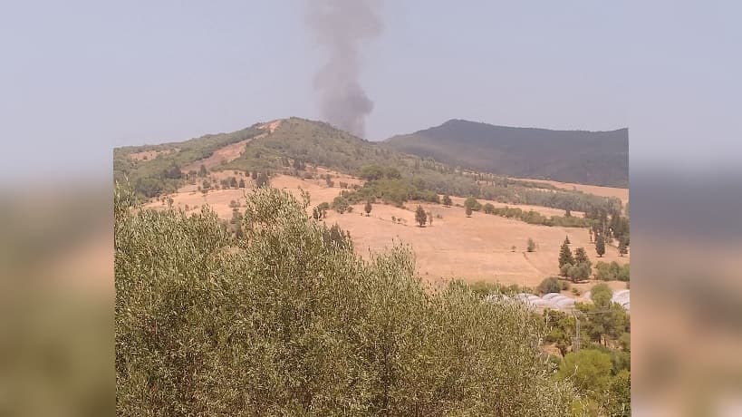 Fire at Bourguiba Baths near Algeria