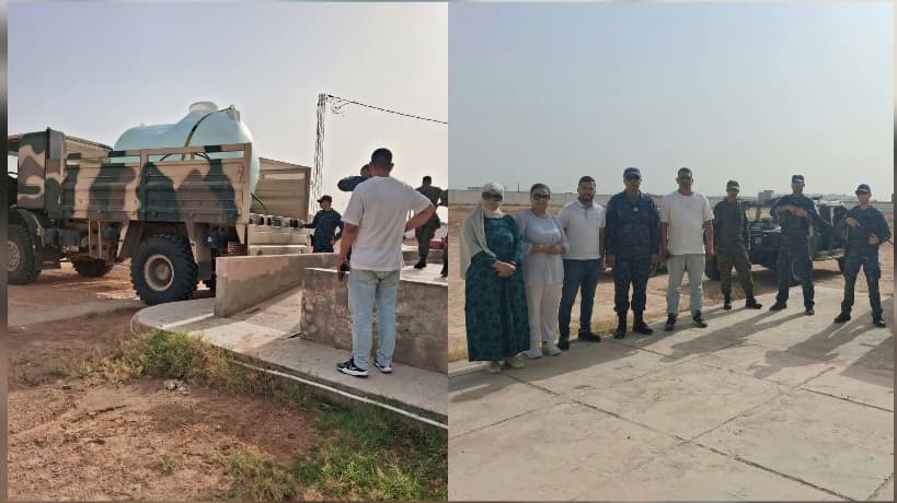 Sfax Army Assists Water Supply for Health Facilities