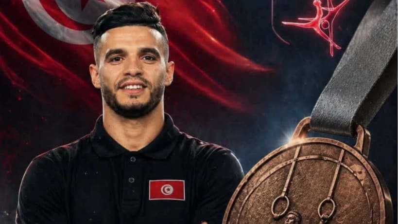 لاعب جمباز يغادر البعثة المتوسطية