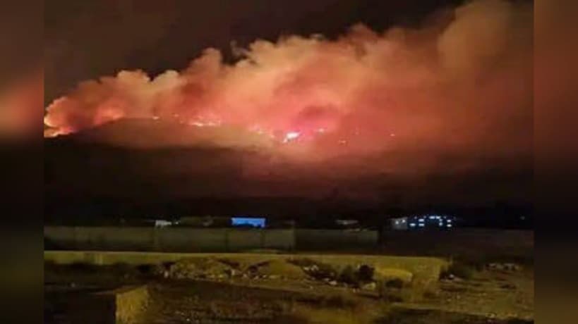 Moetemmed Waldhati Reports Ongoing Fire Suppression at Mount Qition