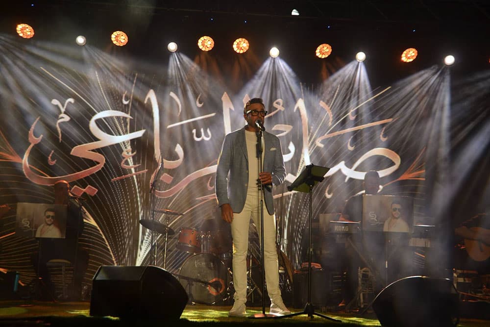 Saber Rebaei Performs at Oum Al-Zain Festival