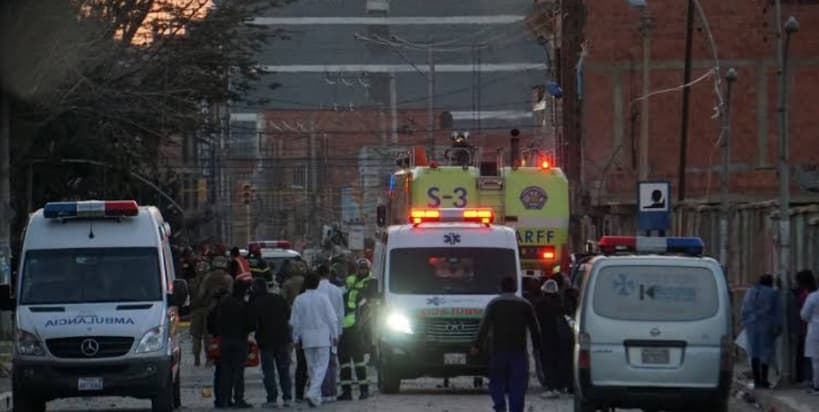 Bolivia military base explosion causes injuries