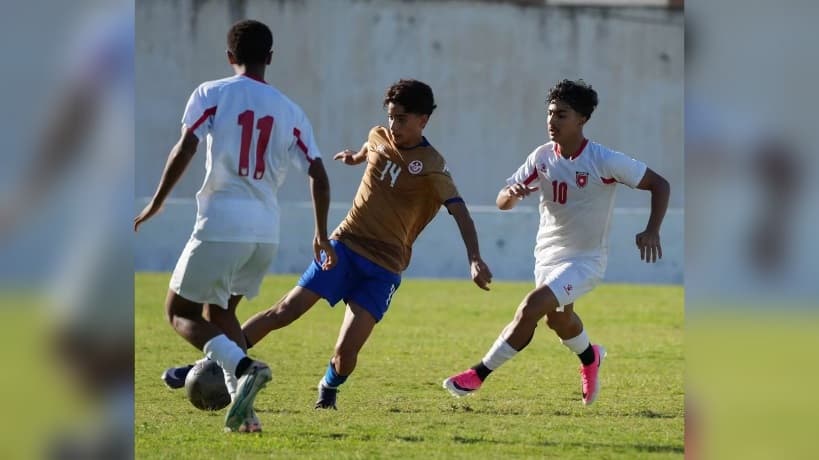 Under-15 team ties with Jordan