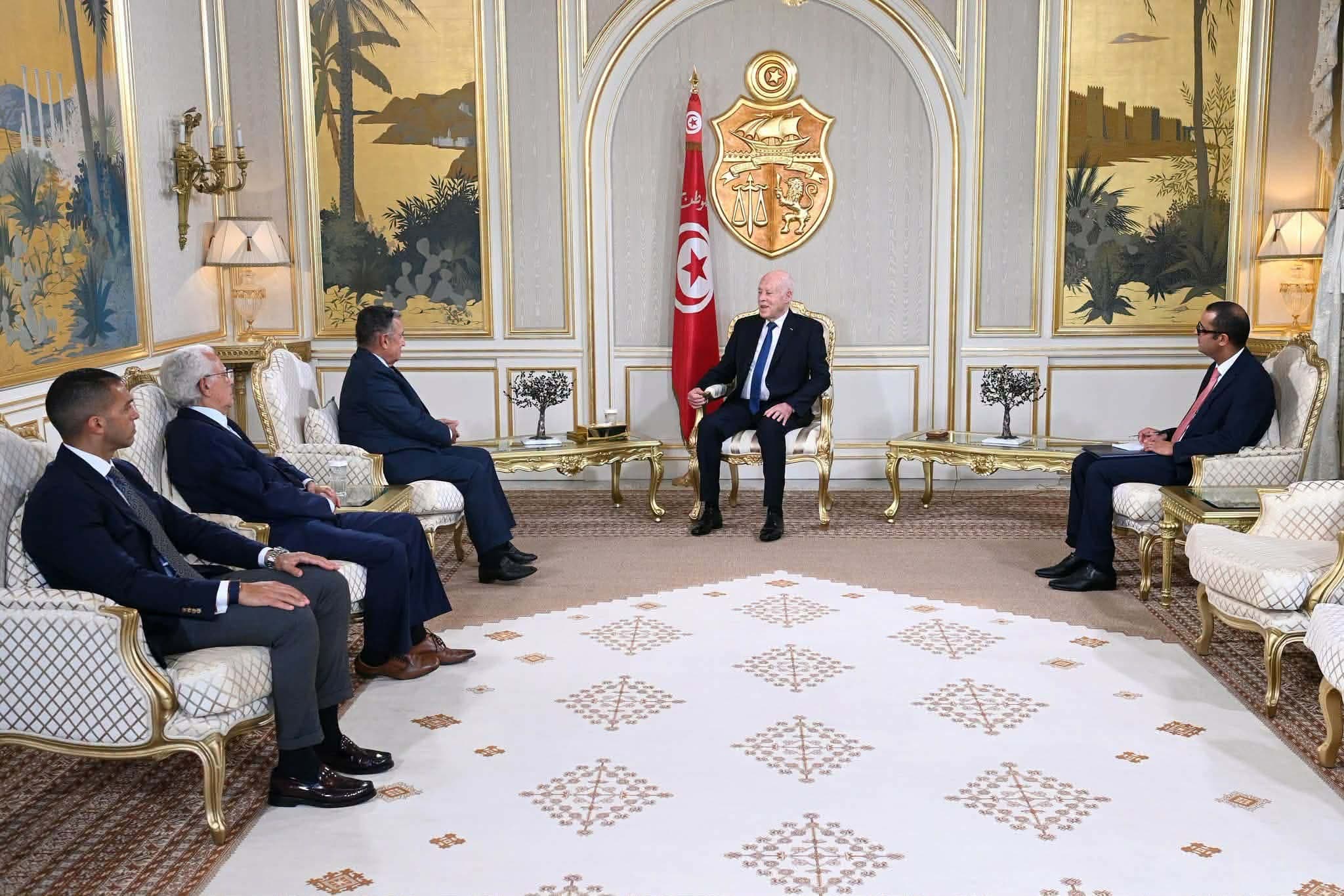 President emphasizes Arab leadership during SG reception