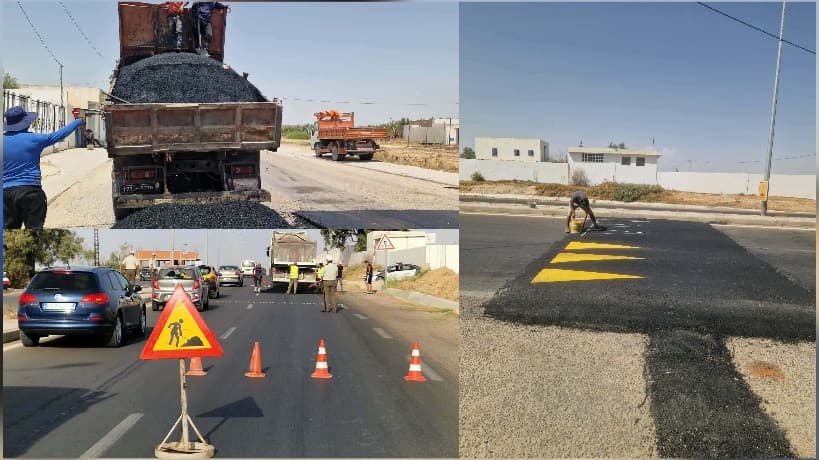 القيروان تستبدل مخفضات السرعة غير المطابقة