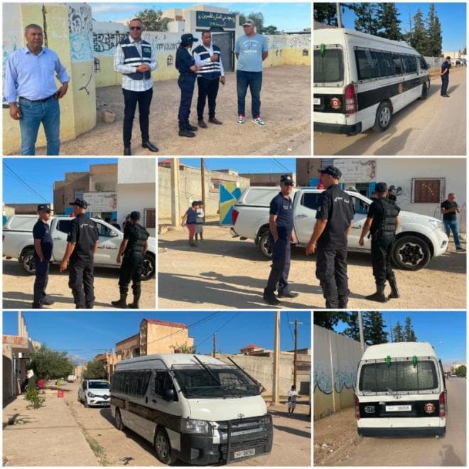 تأمين العودة المدرسية بحضور أمني مكثف