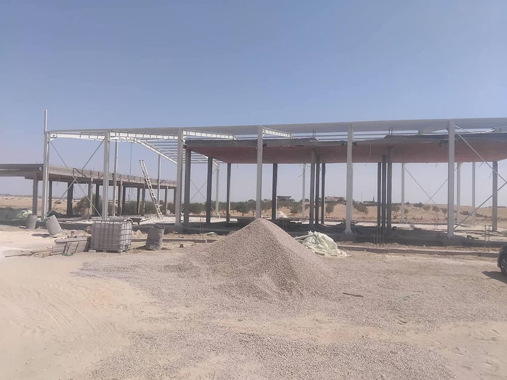 عين جلولة تجهز مركز المنتجات الزراعية