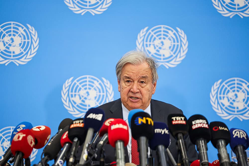Guterres warns of geopolitical splits and Security Council deadlock