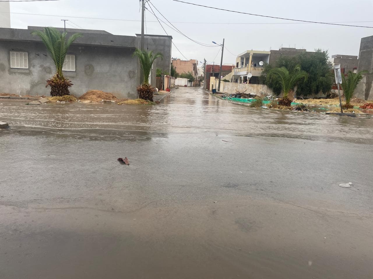Heavy rains hit Sidi Bouzid and nearby regions