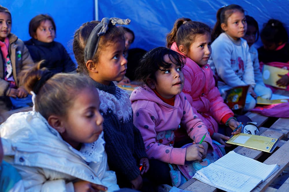 Gaza students resume classes after war