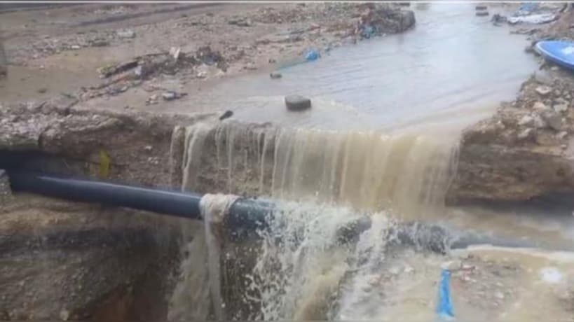 أهالي جعفر يطالبون بسرعة تصريف الأمطار