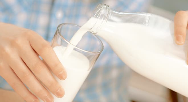 Determining sterilized milk stock and peak time