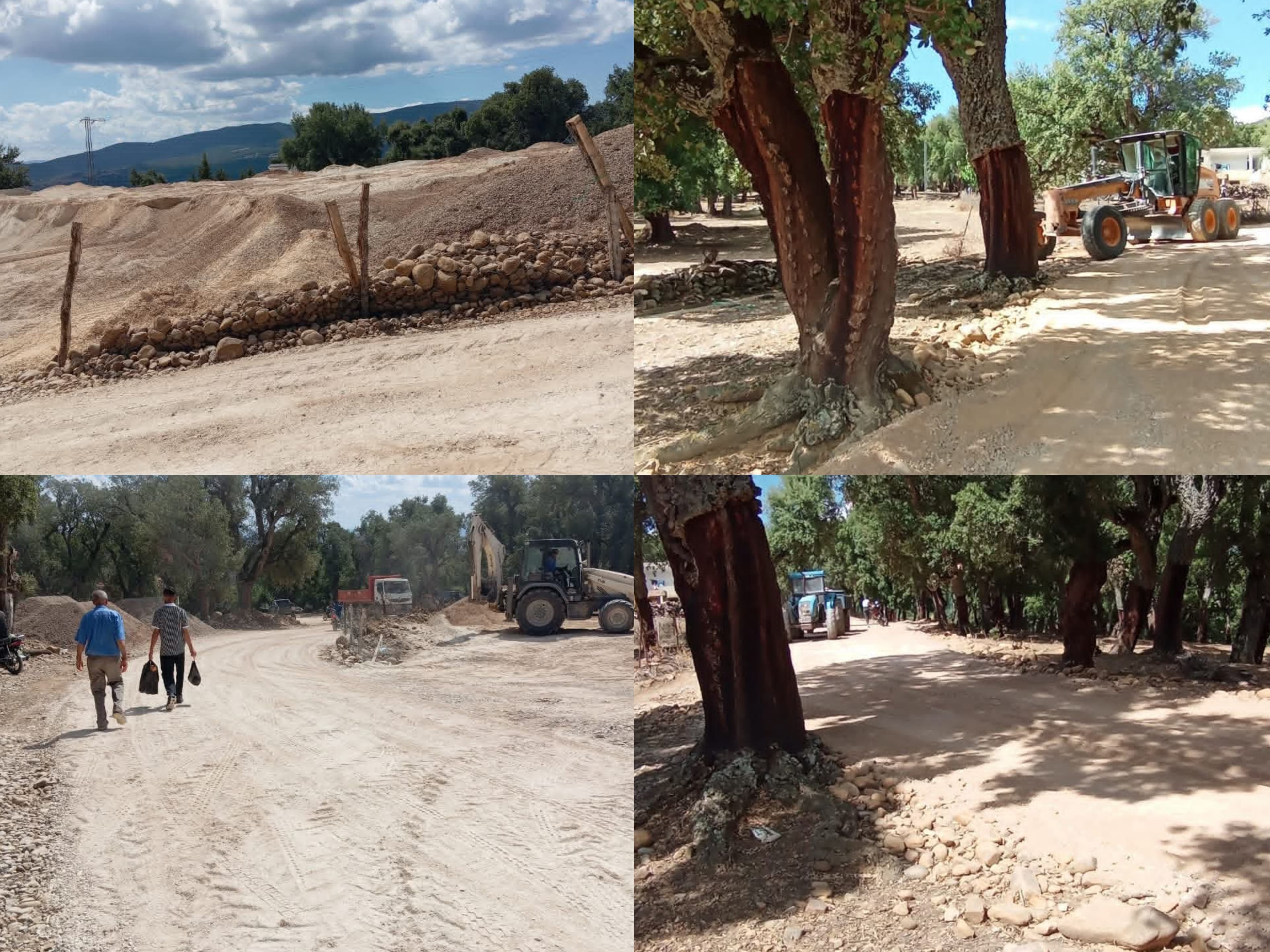 Furqasan Prepares Arguab Al-Jadra Road to Aid 150 Families