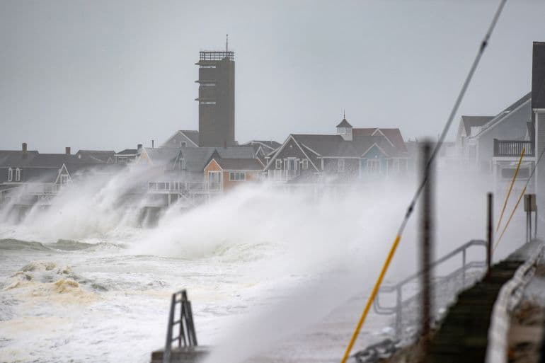 Noreaster Causes Flight Cancellations and Power Outages