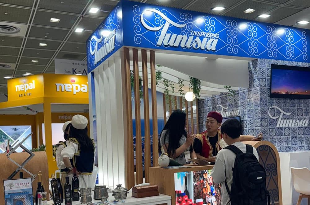 Tunisian Tourism Office at Beijing Fair
